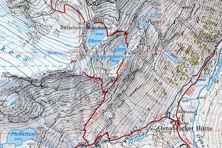 OeAV - Alpenvereinskarte 44 Hochalmspitze - Ankogel (Weg)