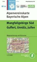OeAV - Alpenvereinskarte BY14 Mangfallgebirge S&uuml;d, Guffert, Unn&uuml;tz, Juifen (Weg + Ski)