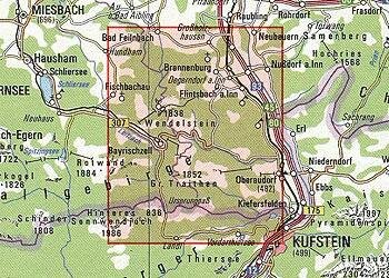 OeAV - Alpenvereinskarte BY16 Mangfallgebirge Ost, Wendelstein (Weg + Ski)