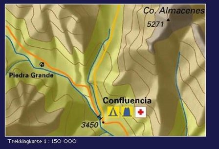 Climbing Map - Cerro Aconcagua
