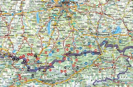 Rother - M&uuml;nchener Wanderberge wandelboek