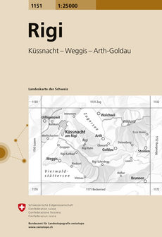 Swisstopo - 1151 Rigi