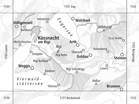 Swisstopo - 1151 Rigi