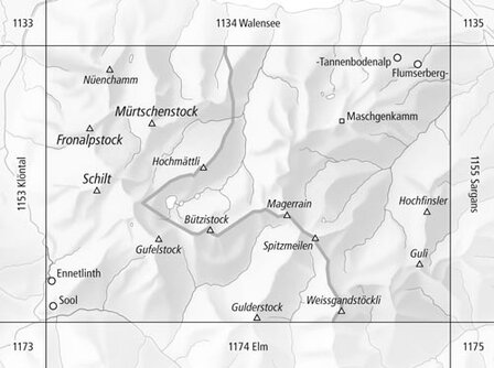 Swisstopo - 1154 Spitzmeilen