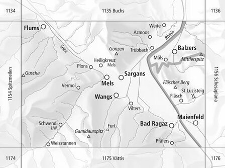 Swisstopo - 1155 Sargans