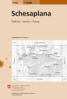 Swisstopo - 1156 Schesaplana