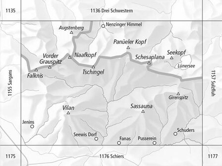 Swisstopo - 1156 Schesaplana