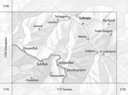 Swisstopo - 1157 Sulzfluh