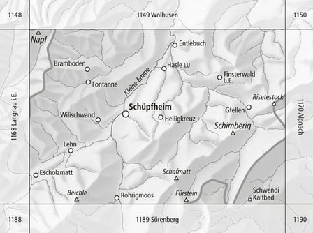 Swisstopo - 1169 Sch&uuml;pfheim