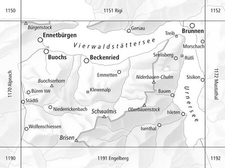 Swisstopo - 1171 Beckenried