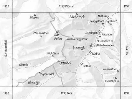 Swisstopo - 1173 Linthal
