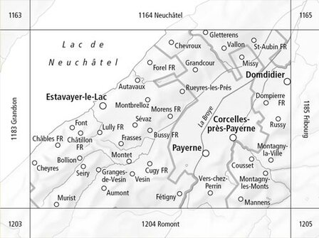 Swisstopo - 1184 Payerne