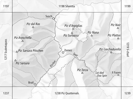 Swisstopo - 1218 Zernez