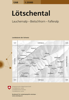 Swisstopo - 1268 L&ouml;tschental