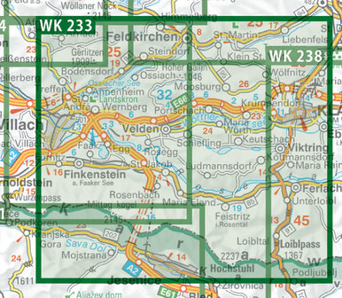 F&amp;B - WK 233 W&ouml;rther See-Ossiacher See-Gerlitzen-Faaker See-Karawanken-Klagenfurt am W&ouml;rthersee-Villach