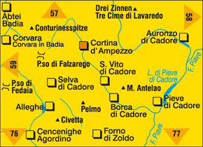 Kompass - WK 55 Cortina d&#039;Ampezzo