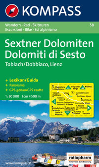 Kompass - WK 58 Sextner Dolomiten - Toblach - Lienz