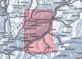 OeAV - Alpenvereinskarte 2/2 Allg&auml;uer - Lechtaler Alpen Ost (Weg)