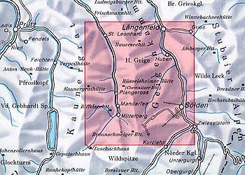 OeAV - Alpenvereinskarte 30/5 &Ouml;tztaler Alpen, Geigenkamm (Weg)