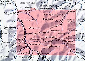 OeAV - Alpenvereinskarte 31/1 Stubaier Alpen, Hochstubai (Weg)
