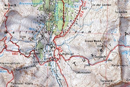 OeAV - Alpenvereinskarte 31/5 Innsbruck, Umgebung (Weg)