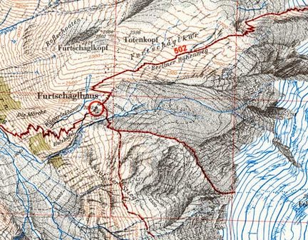 OeAV - Alpenvereinskarte 35/1 Zillertaler Alpen West (Weg)