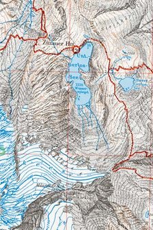 OeAV - Alpenvereinskarte 35/3 Zillertaler Alpen Ost (Kombi)