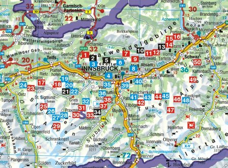 Rother - Rund um Innsbruck wandelgids   5e druk