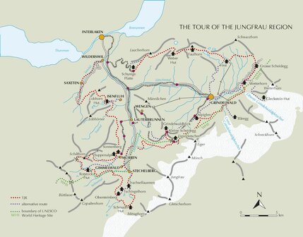 Cicerone - Tour of the Jungfrau Region