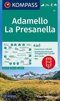Kompass - WK 71 Adamello - La Presanella
