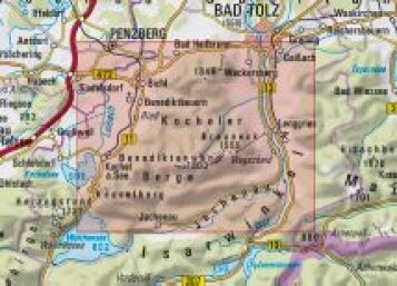 OeAV - Alpenvereinskarte BY11 Isarwinkel - Benediktenwand (Weg + Ski)