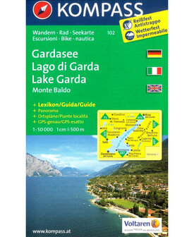 Kompass - WK 102 Lago di Garda - Monte Baldo
