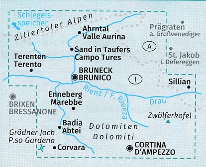 Kompass - WK 699 S&uuml;dtirol (4 kaarten)