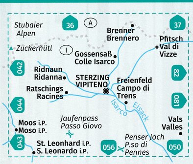 Kompass - WK 058 Sterzing und Umgebung