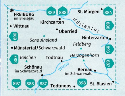 Kompass - WK 891 Feldberg - Todtnau