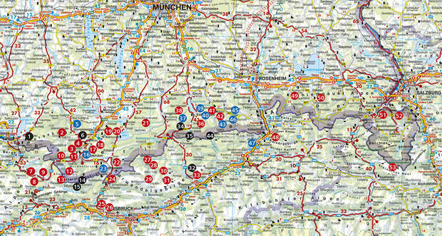 Rother - Münchener Berge mit Bahn und Bus wandelboek