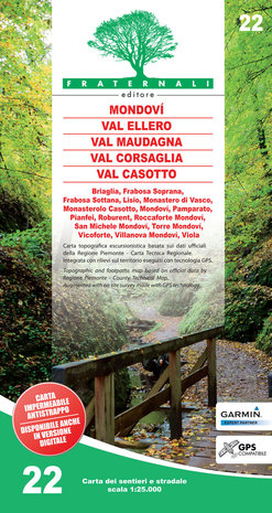 Fraternali - 22 Mondovi, Val Ellero, Val Maudagna, Val Corsaglia, Val Casotto