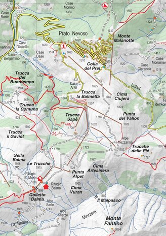 Fraternali - 50-4 Cuneo, Valli Monregalesi, Val Vermenagna, Val Pesio, Alta Val Tanaro