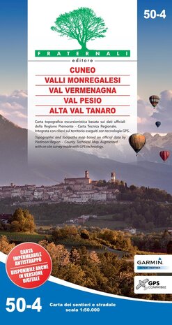 Fraternali - 50-4 Cuneo, Valli Monregalesi, Val Vermenagna, Val Pesio, Alta Val Tanaro