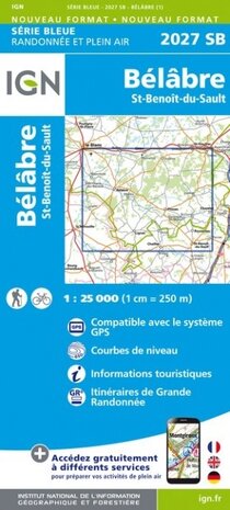 IGN - 2027SB Belabre - St-Benoit-du-Sault