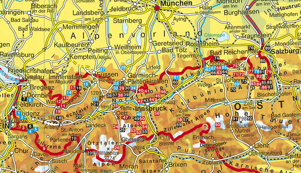 Rother - Klettersteige Bayern - Vorarlberg - Tirol - Salzburg