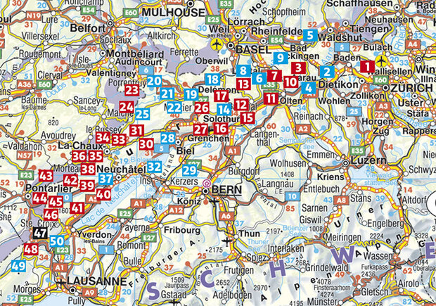 Rother - Schweizer Jura wandelgids