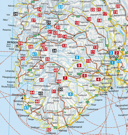 Rother - Norwegen Süd wandelgids