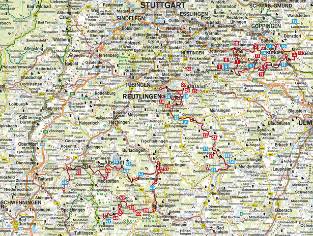 Rother - Schwäbische Alb Mehrtagestouren wandelgids