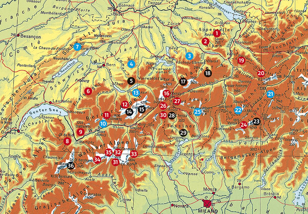 Rother - Hüttentrekking Schweiz wandelboek