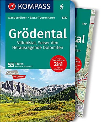 Kompass - Dolomiten 1 - Grödental wf