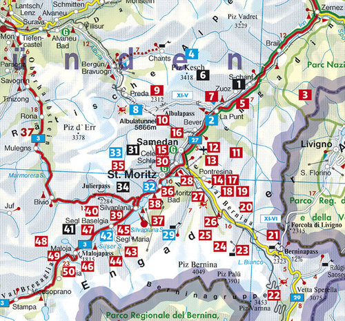 Rother - Oberengadin wandelgids