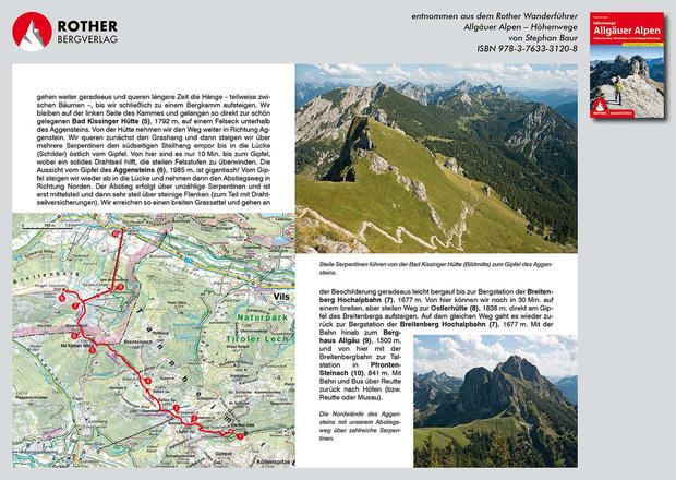 Rother - Allgäuer Alpen, Klettersteige und Höhenwege