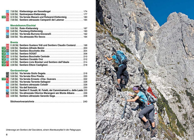 Rother - Klettersteigführer Dolomiten - Brenta - Gardasee