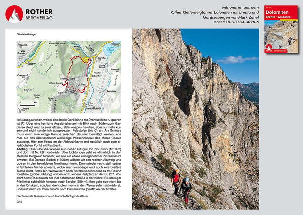 Rother - Klettersteigführer Dolomiten - Brenta - Gardasee